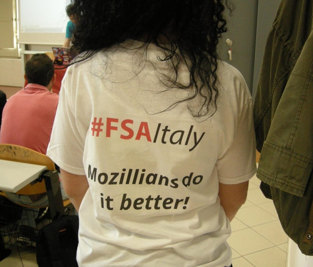 A wonderful t-shirt for the Italian FSA!